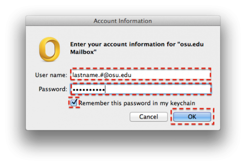outlook for mac 2011 says my password is wrong and wont accept the new one